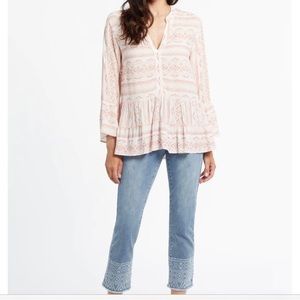 Tribal Jeans Peplum Blouse